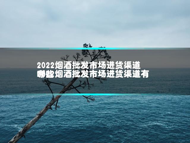 2022烟酒批发市场进货渠道 2022烟酒批发市场进货渠道有哪些