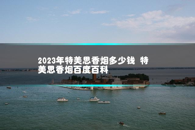 2023年特美思香烟多少钱 特美思香烟百度百科