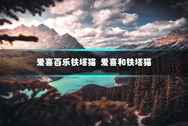 爱喜百乐铁塔猫 爱喜和铁塔猫