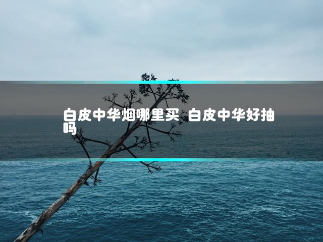 白皮中华烟哪里买 白皮中华好抽吗